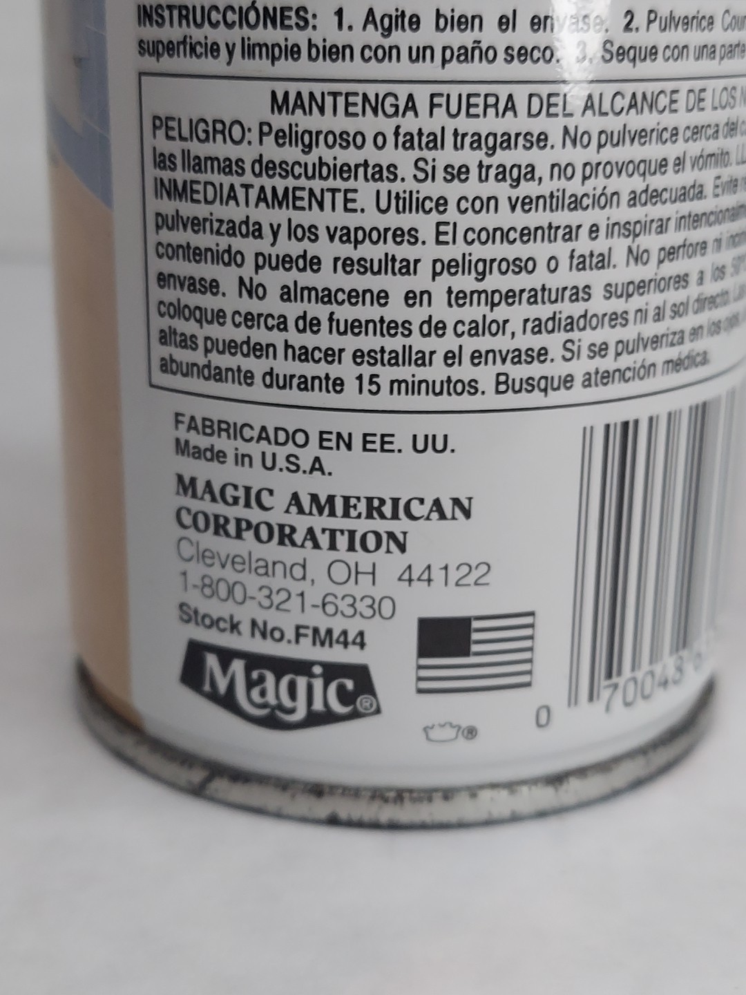 Vintage COUNTERTOP MAGIC 13 Oz Original Aerosol Spray Formica Laminate 90% Full