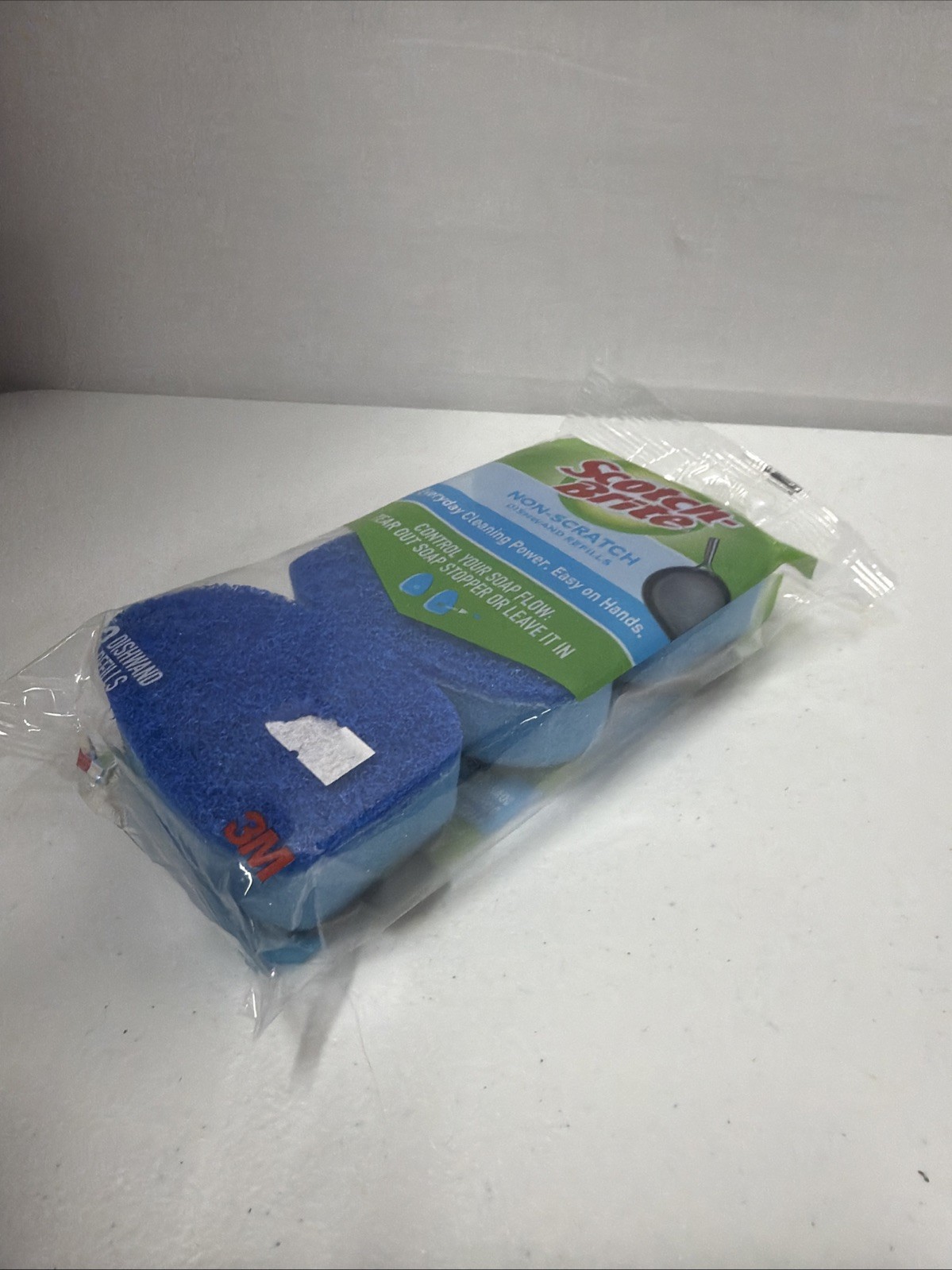 Scotch-Brite Non-Scratch Dishwand Refill: 3-pack (Blue)