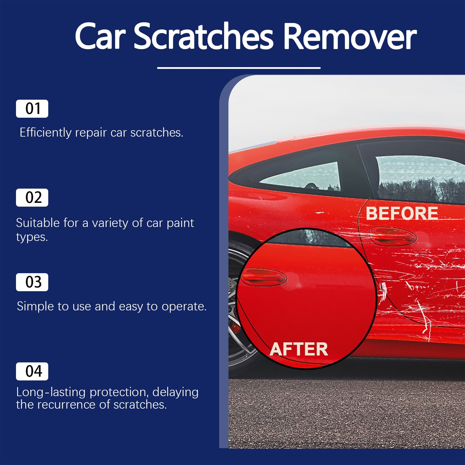 Abrasive Paint Shining Wax – Automotive Scratch Care Removing Marks 🚗