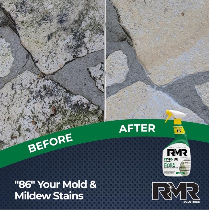 RMR-86 Instant Mold And Mildew Stain Remover Spray- Scrub Free Formula,30 Fl Oz