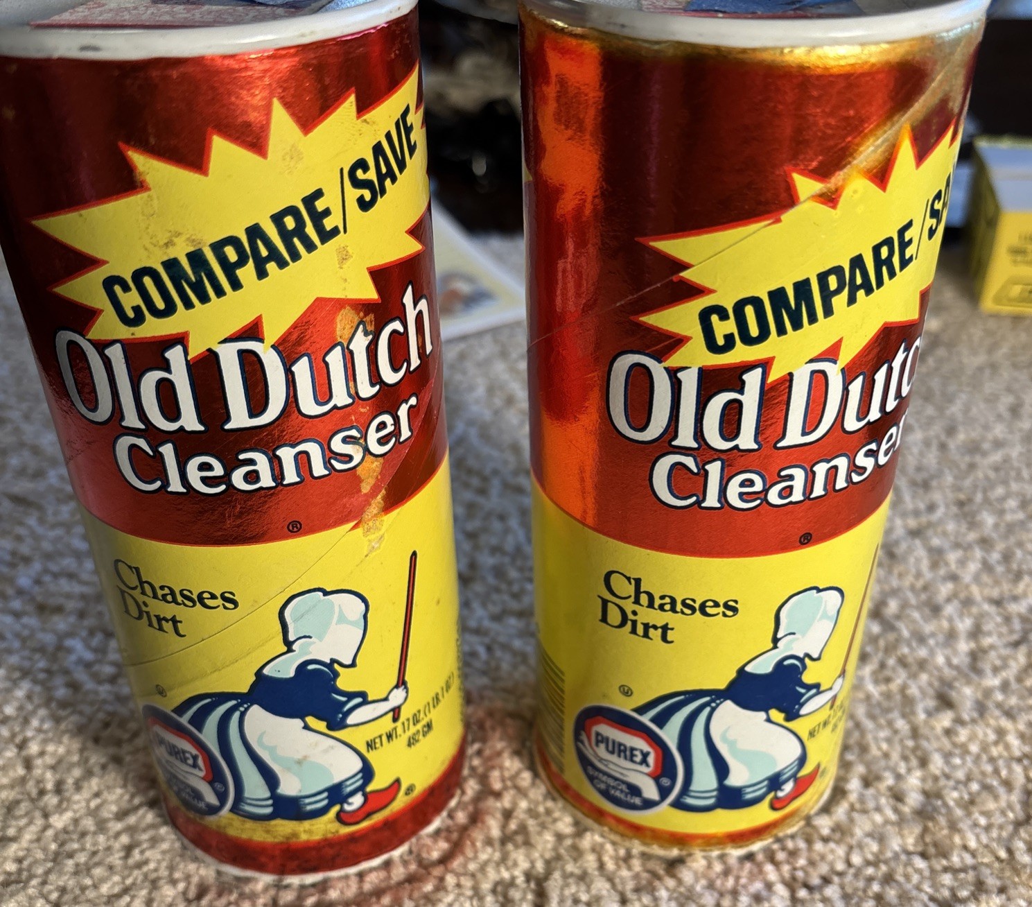 Old Dutch Cleaning Cleansers 2 unopened cans