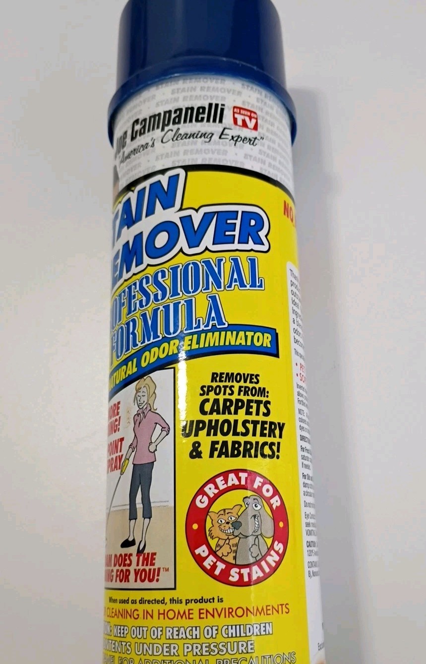 ORIGINAL CAMPANELLI Stain Remover Professional Formula Pet Stain Odor 18 oz NEW