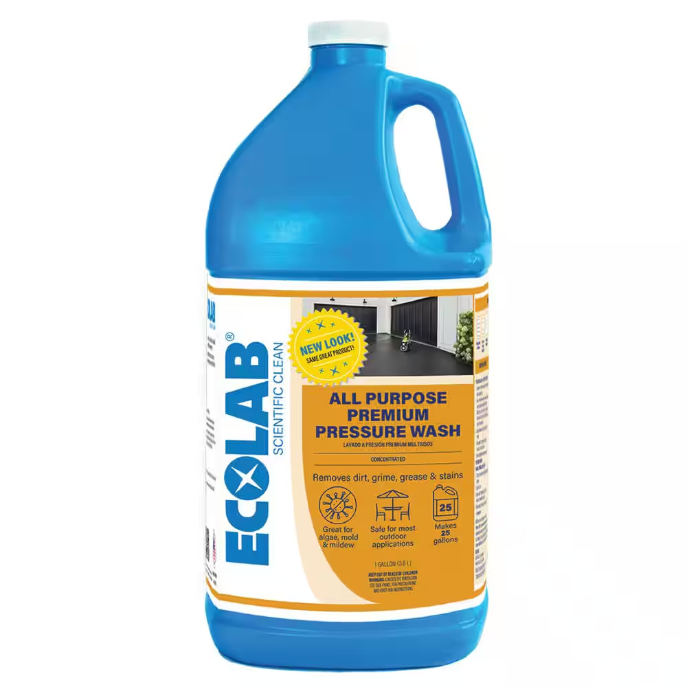 1 Gal. All Purpose Premium Pressure Wash Concentrate, Removes Stains on Patios,