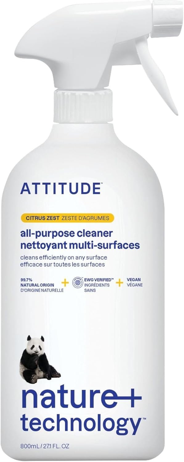 27.1 Fl Oz ATTITUDE All Purpose Cleaner – Powerful Citrus Cleaning Spray