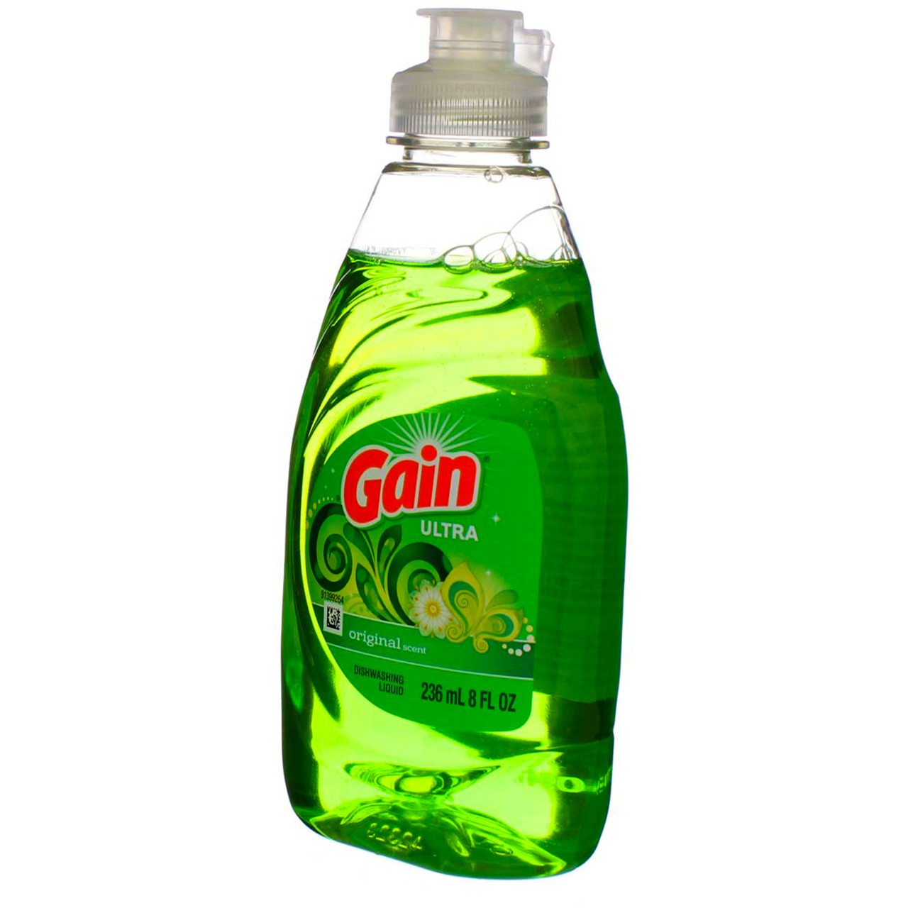 4 Pack Gain Ultra Dishwashing Liquid Soap, Original, 8 fl oz