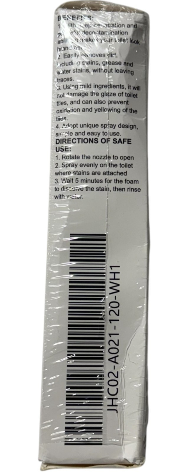 120ml Jakehoe Toilet Cleaner – Powerful Stain and Odor Remover for Home Toilets