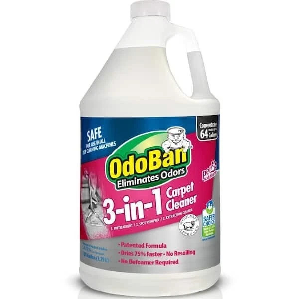 1 Gal. 3-in-1 Carpet Cleaner, Concentrated Carpet Cleaning Solution, EPA Safer C