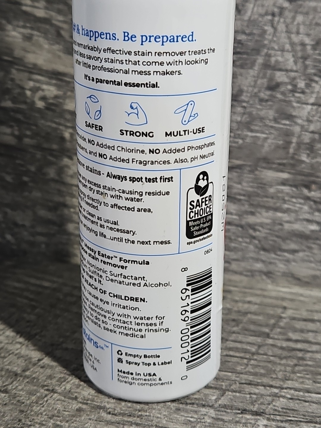Miss Mouth’s Messy Eater Stain Treater Spray – 4oz Stain Remover – Newborn & …