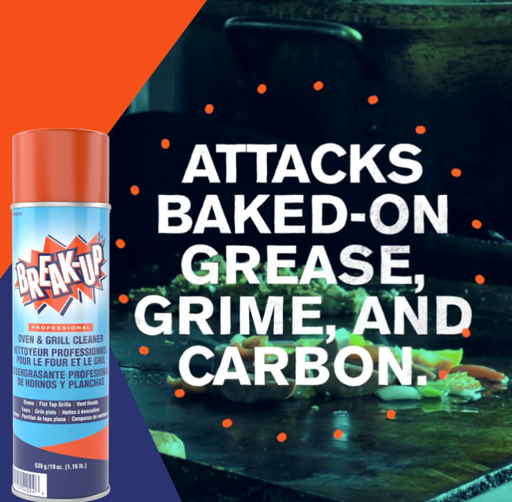 Diversey CBD991206 Break Up Professional Oven & Grill Cleaner, Pack of 1