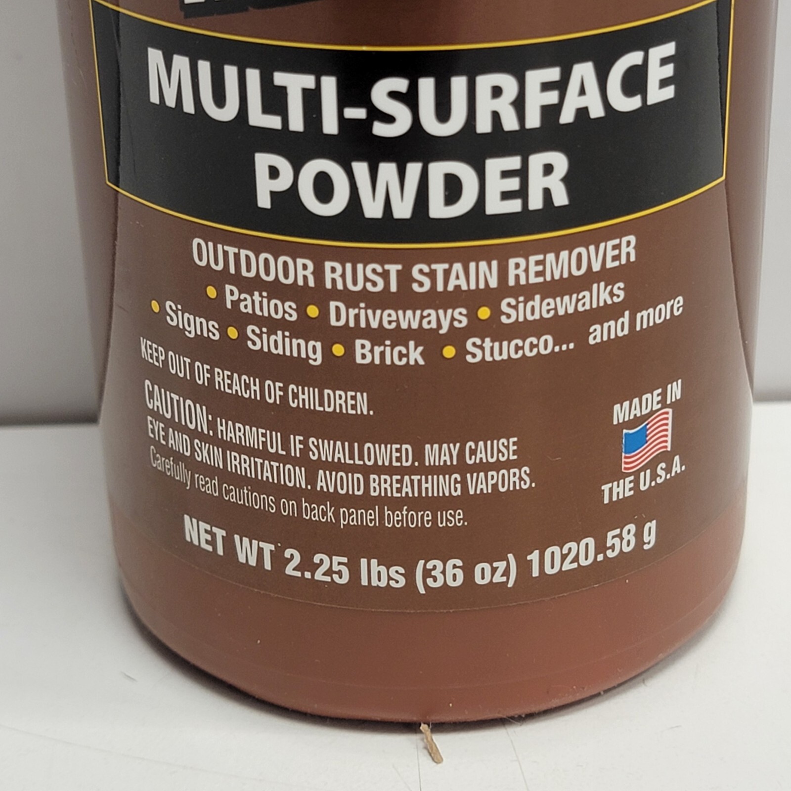 NEW – Whink Rust Oxy Stain Remover Multi-Surface Powder 36 oz Bottle 2.25 lbs
