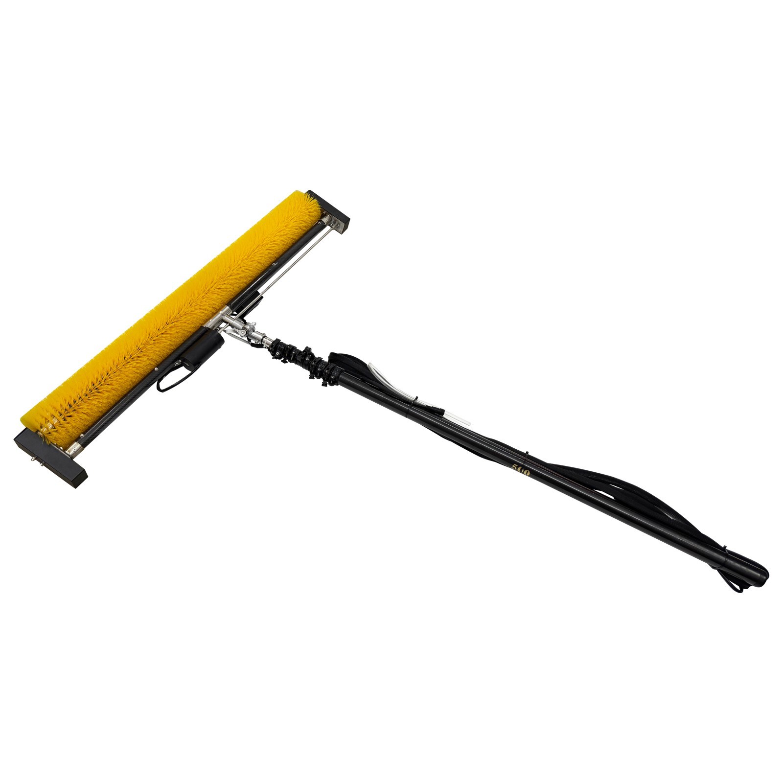 Electric Solar Panel Cleaner 5m Roller Brush Photovoltaic Scrubbing Tool 110V
