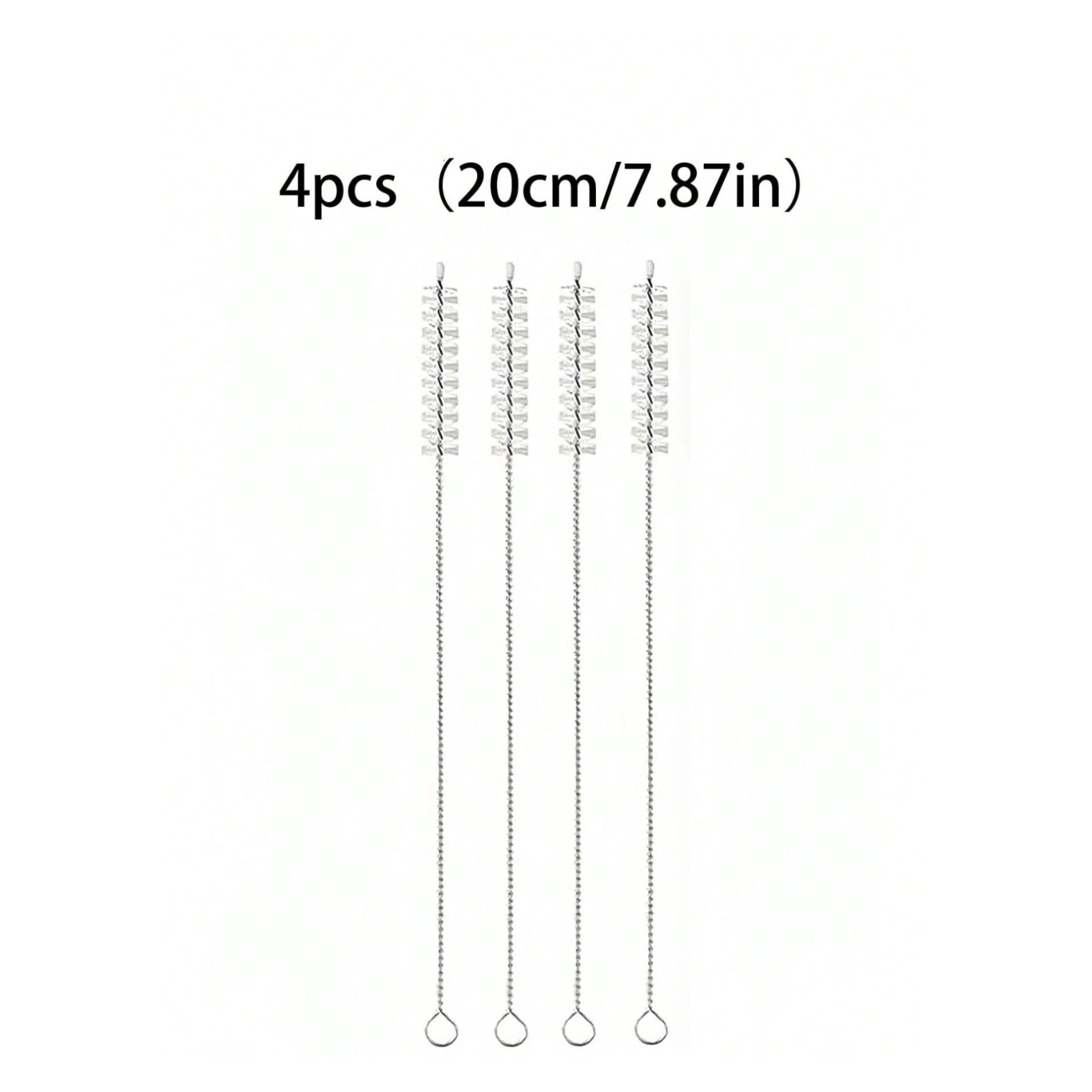 8/4PCS Nylon Straw Brush Cleaner Bottle Tube Pipe Small Long Cleaning Brushes
