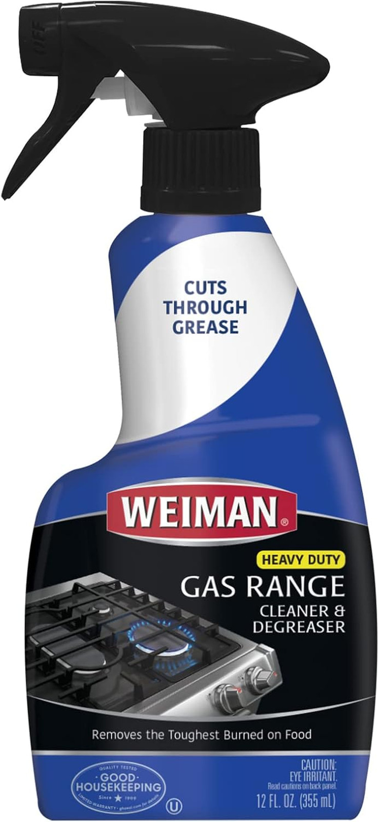 Gas Range Cleaner and Degreaser, Single, Lemon, 1 Count