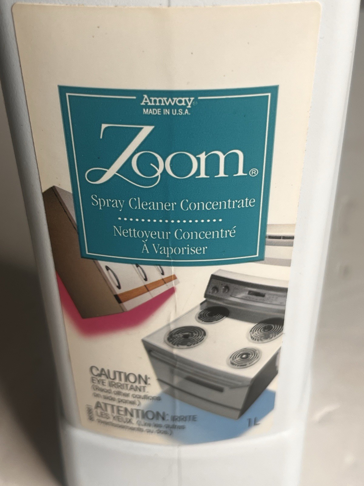 Amway Zoom Multipurpose Cleaner Concentrate, 1 liter (33.8 oz) 1998