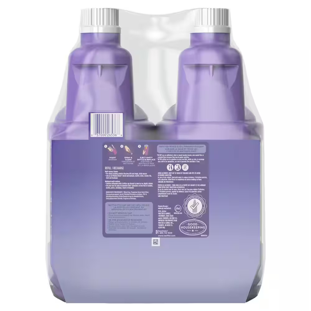 Wetjet 42.2 Oz. Multi-Purpose and Hardwood Floor Cleaner Lavender Vanilla and Co