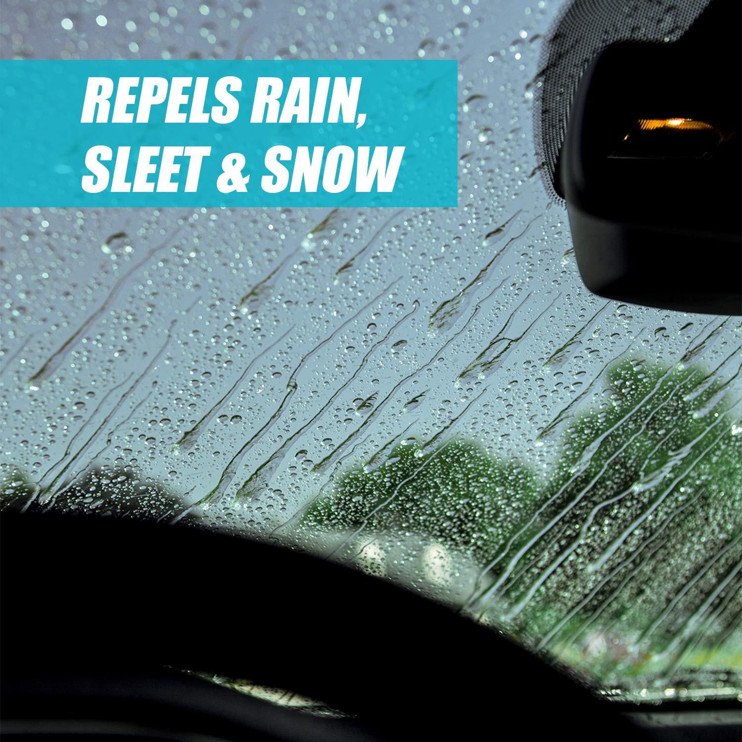 91184 Clean & Repel – Aerosol Glass Cleaner and Rain Repellent, Cleans Exteri…