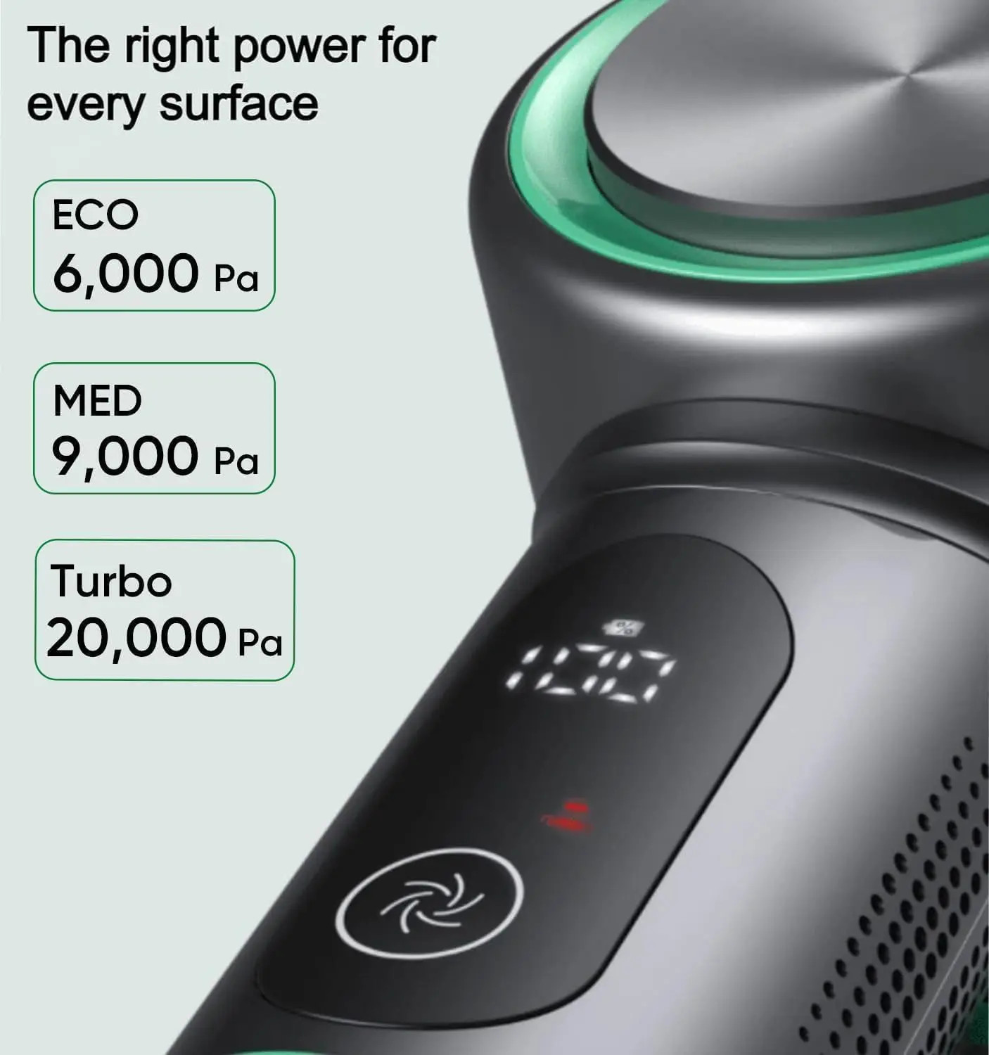 Home Cleaning: Hard Floor & Carpet, HEPA Filter, 20Kpa Suction, 300W Brushless M