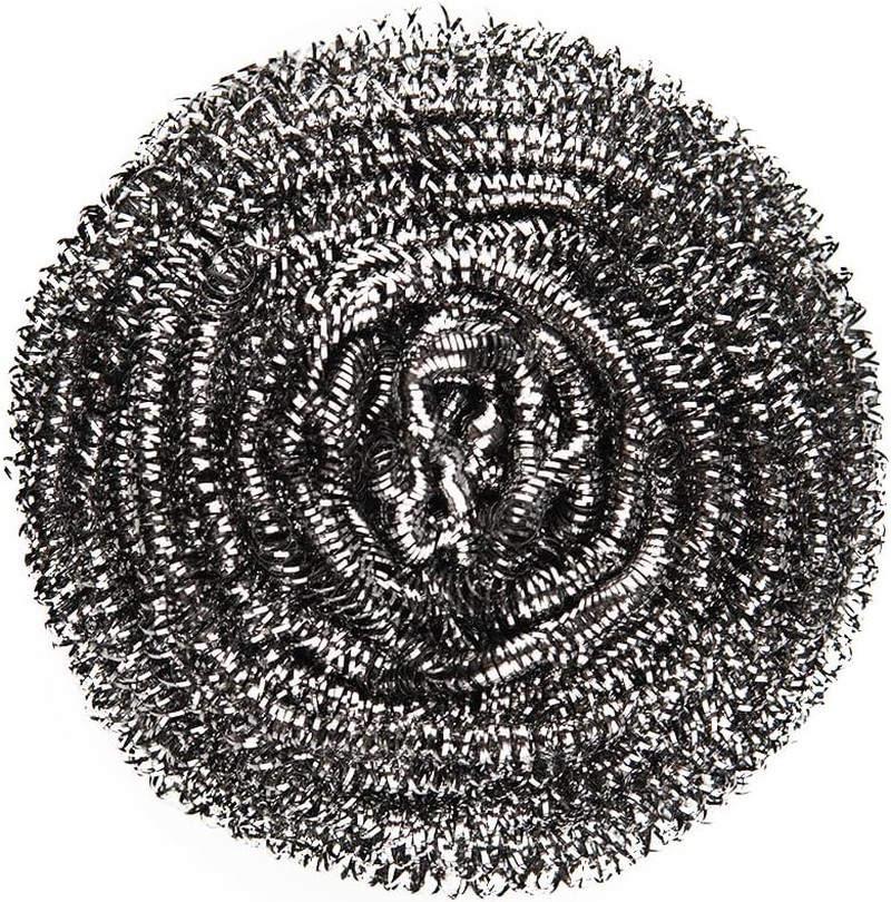 12 Pcs Stainless Steel Wool Scrubber, Steel Wool Soap Pads, Steel Wool Scrubber