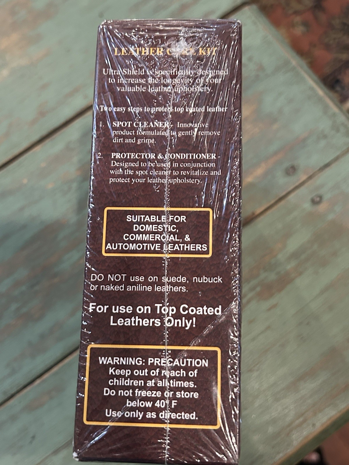 Ultra Shield Leather Care Kit Cleaner & Conditioner NEW Furniture