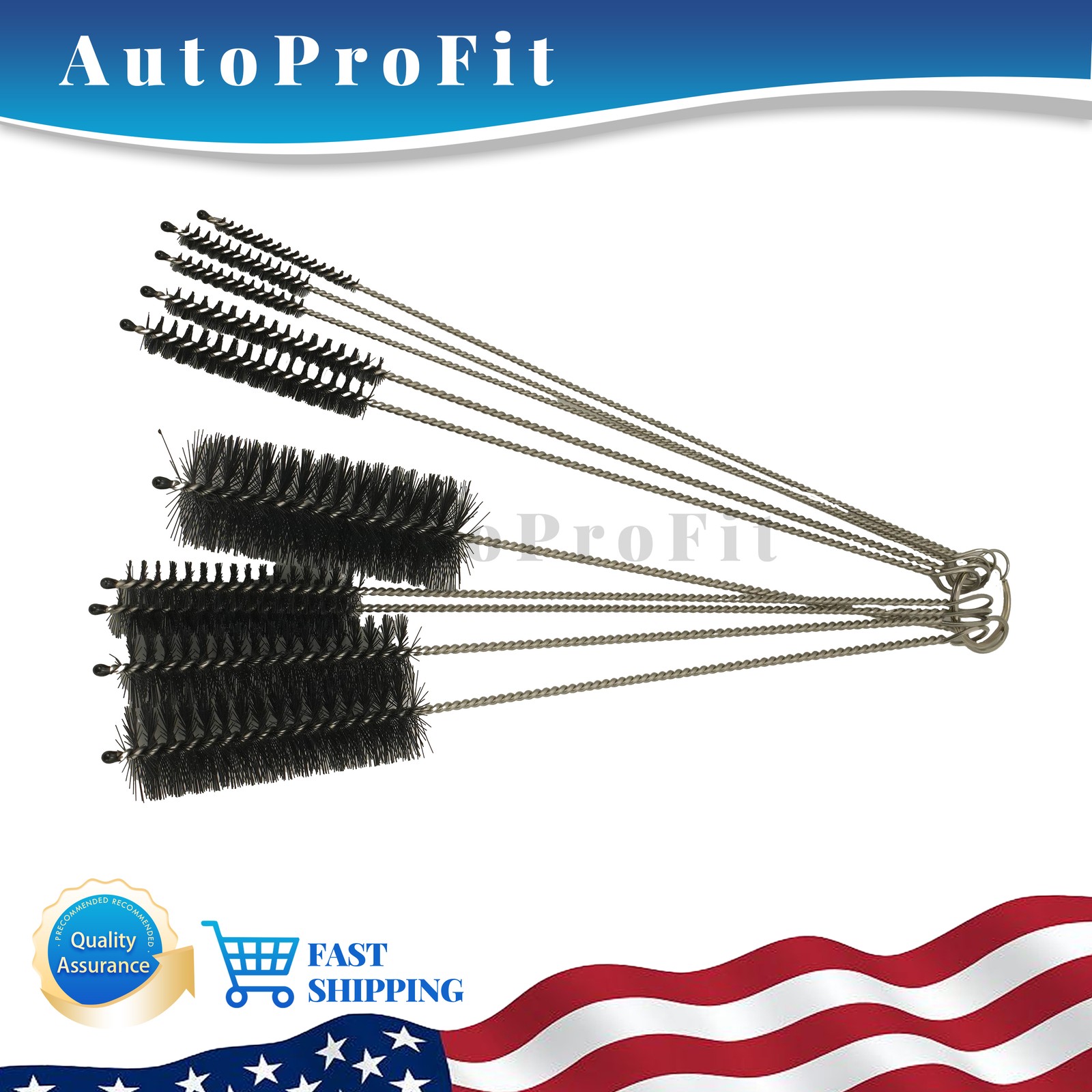 10PCS Set Nylon Cleaning Straw Brush Cleaner Bottle Tube Pipe Small Long US