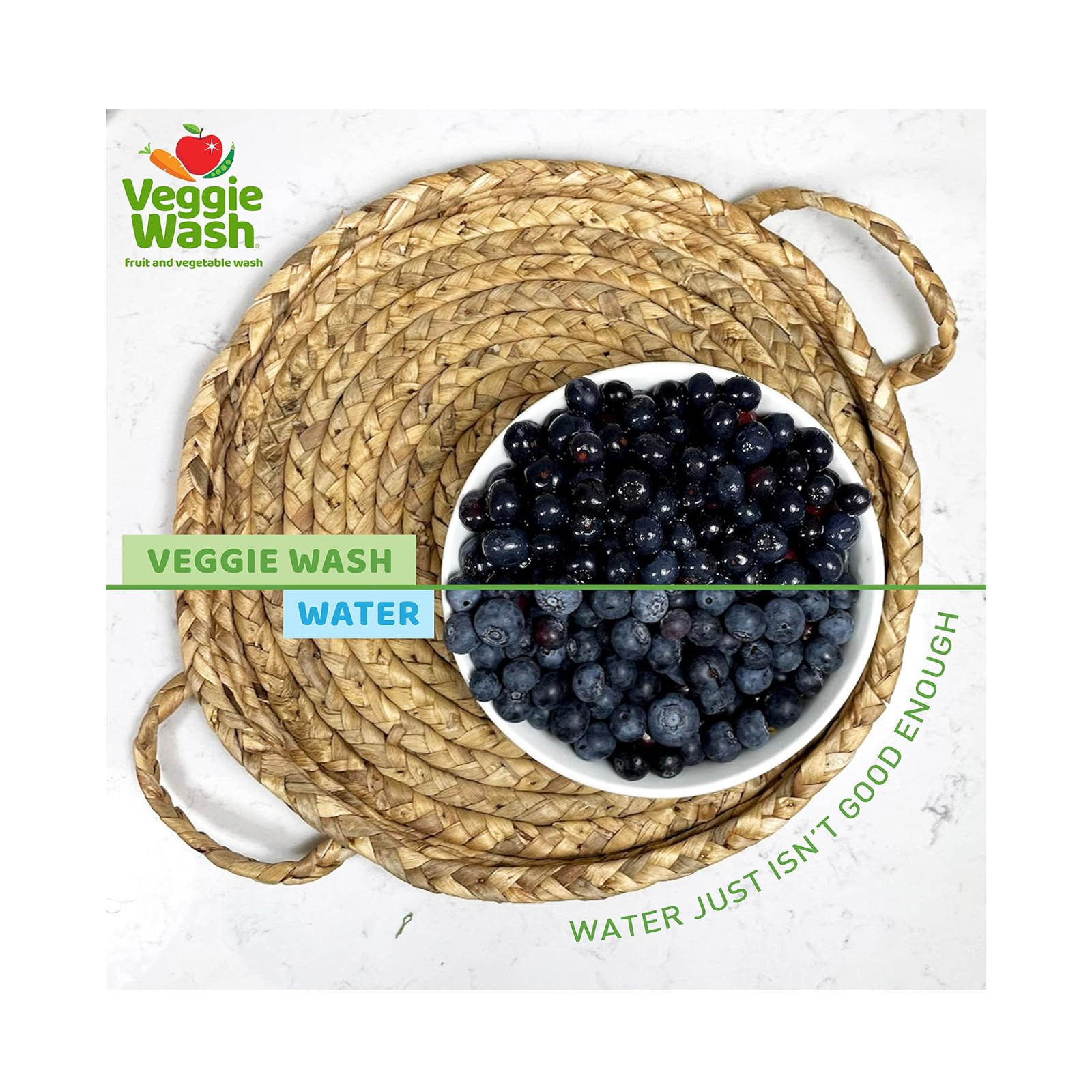 Veggie Wash Fruit & Vegetable Wash, Produce Wash and Cleaner, 16-Fluid Ounce 2pk