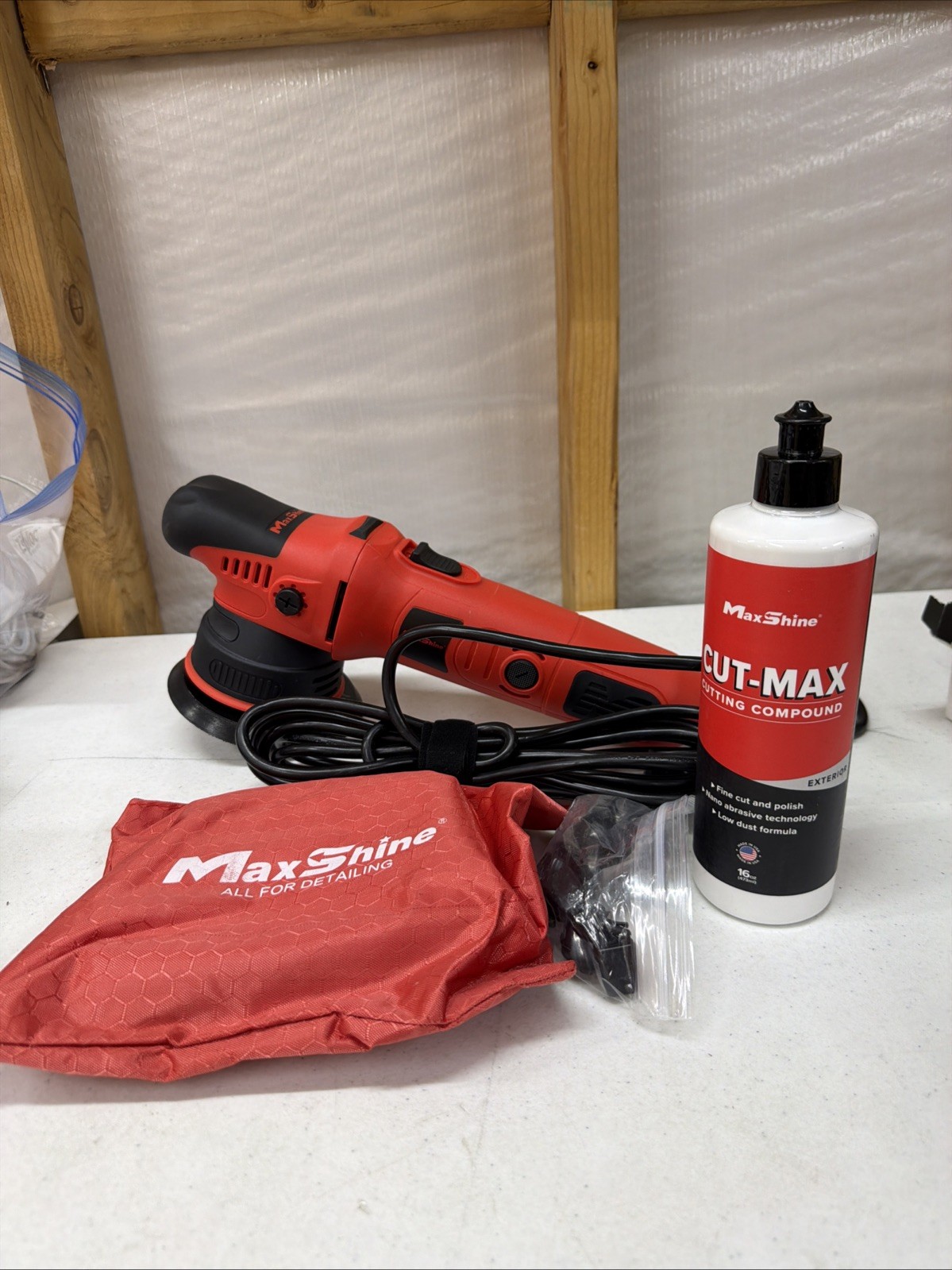 MAXSHINE 5″ Plate M8S V2 Dual Action Polisher 100W 8mm – NEW IN BOX