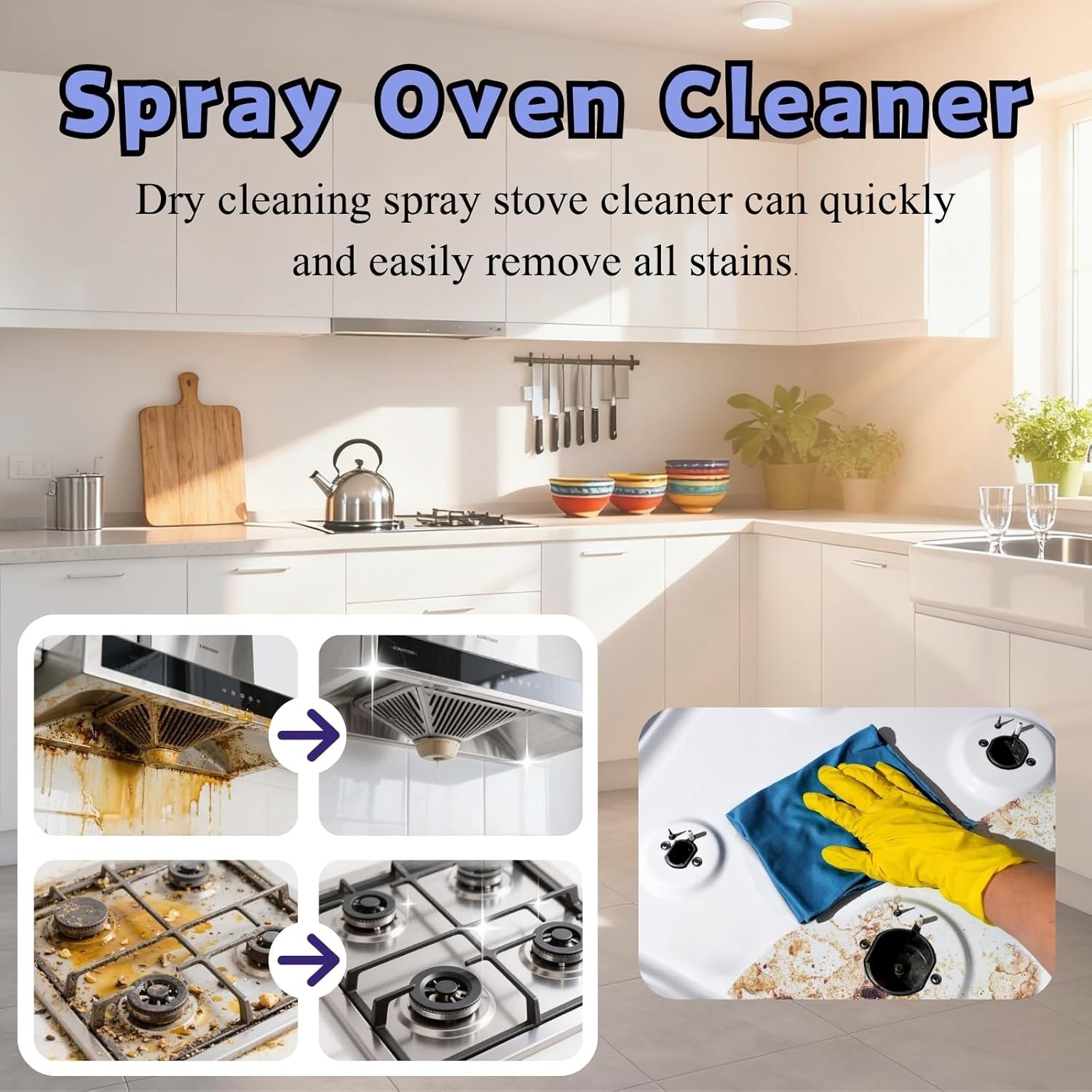 podafj Dr Clean Spray Cleaner for Ovens, Nuroclean spray, 2025 new Nuroclean