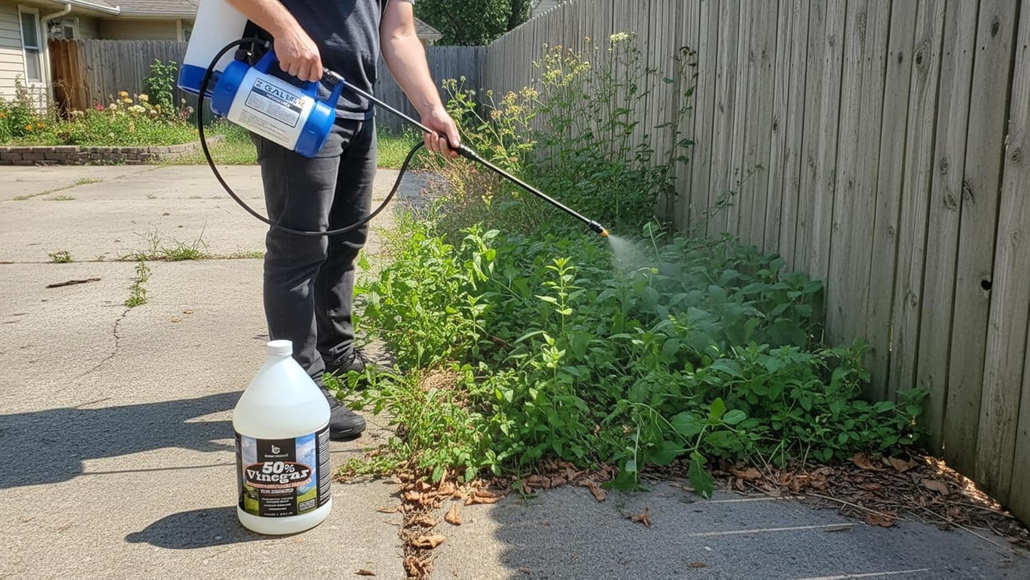 50% Pure Concentrated Vinegar for Cleaning Household and Outdoor Use
