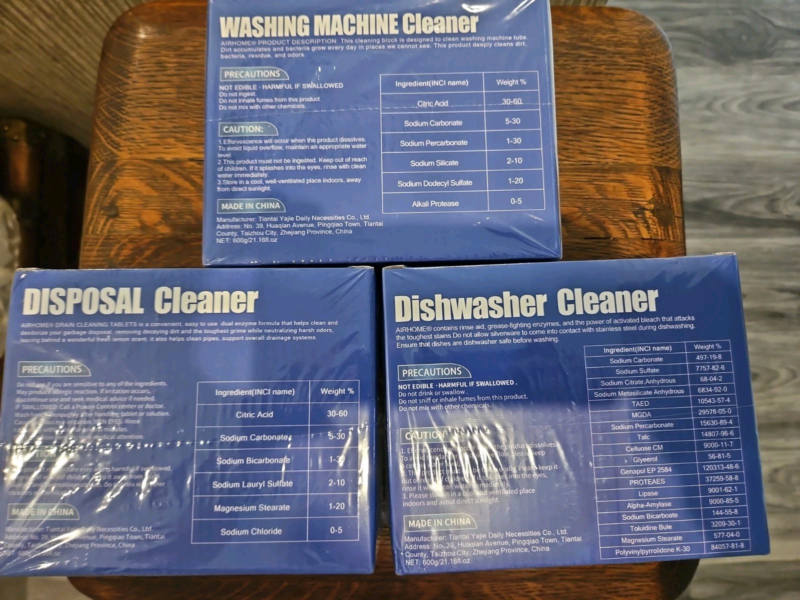 Bundle 30 Tablets Garbage Disposal Cleaner, Dishwasher Cleaner, Washing Machine