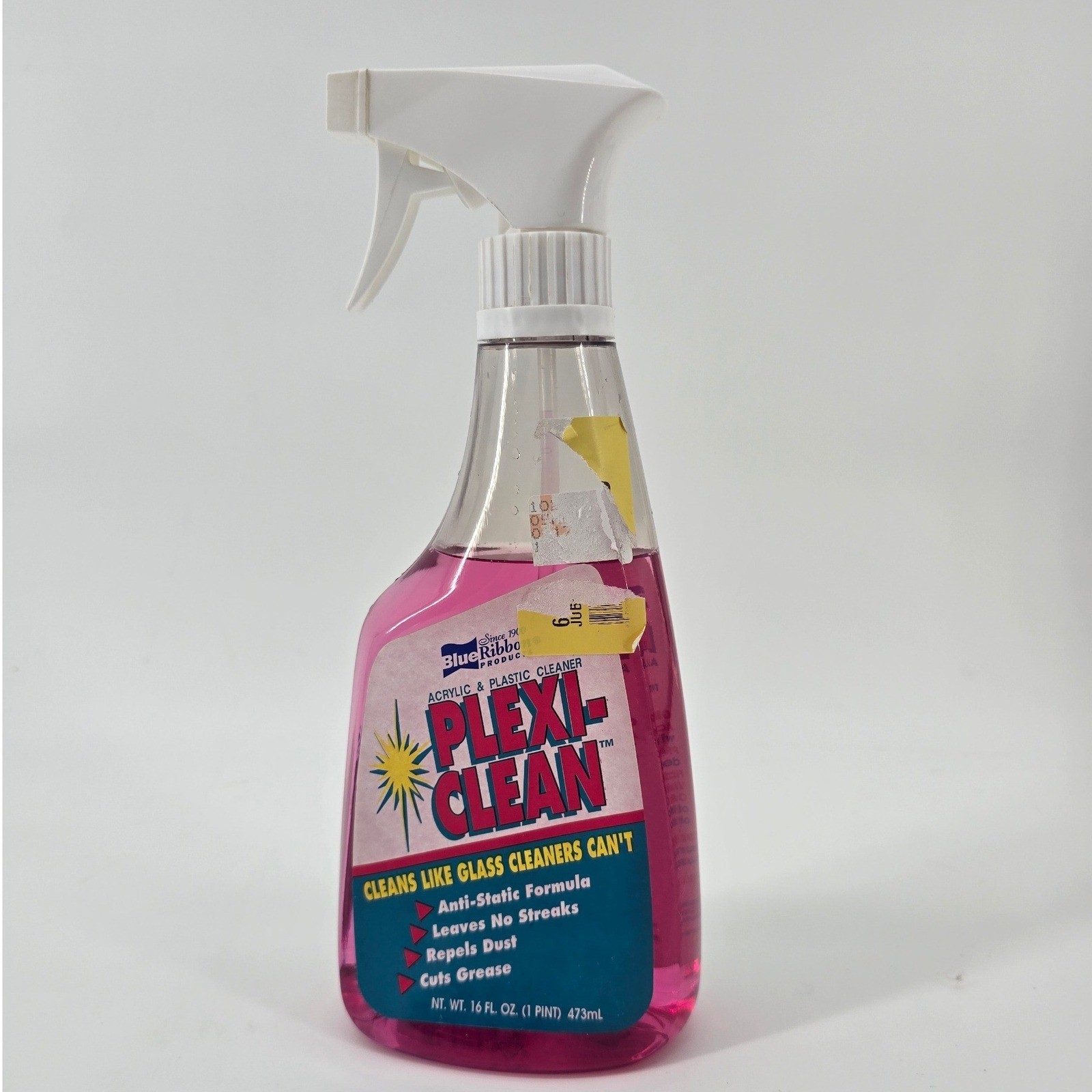 Blue Ribbon Plexi-Clean Acrylic Plastic Cleaner Unisex 16oz Pink 4-Pack Set NEW