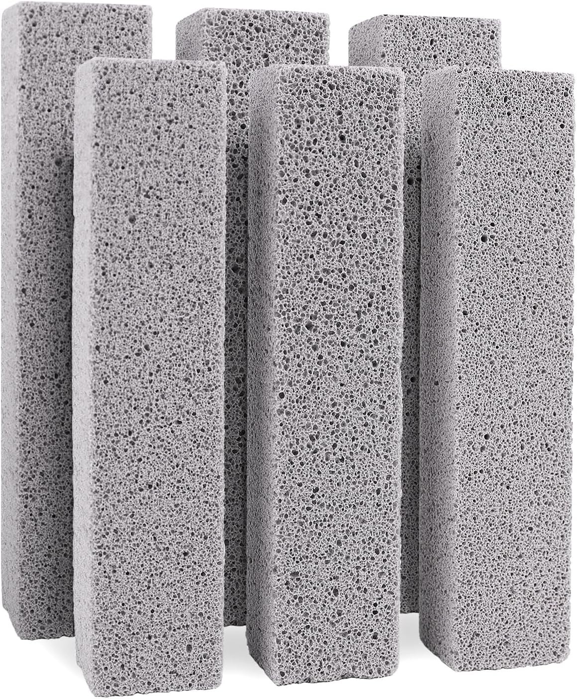 ZUFECY 6pc Pumice Stone for Home Cleaning Toilet Bowl Cleaning Sink and Tiles