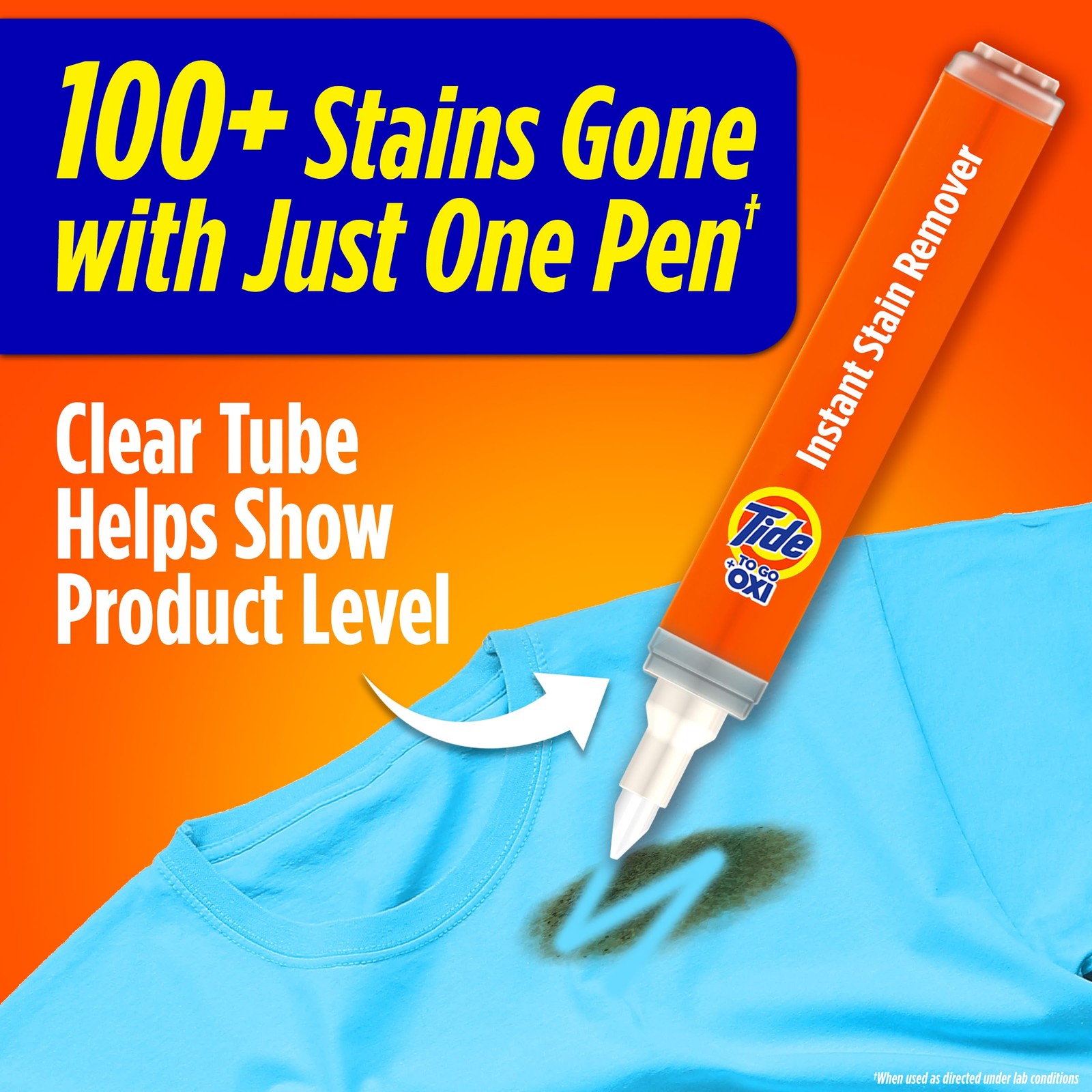 Tide Pen Stain Remover for Clothes, to Go Pen, Instant Stain Remover Pen & Spot