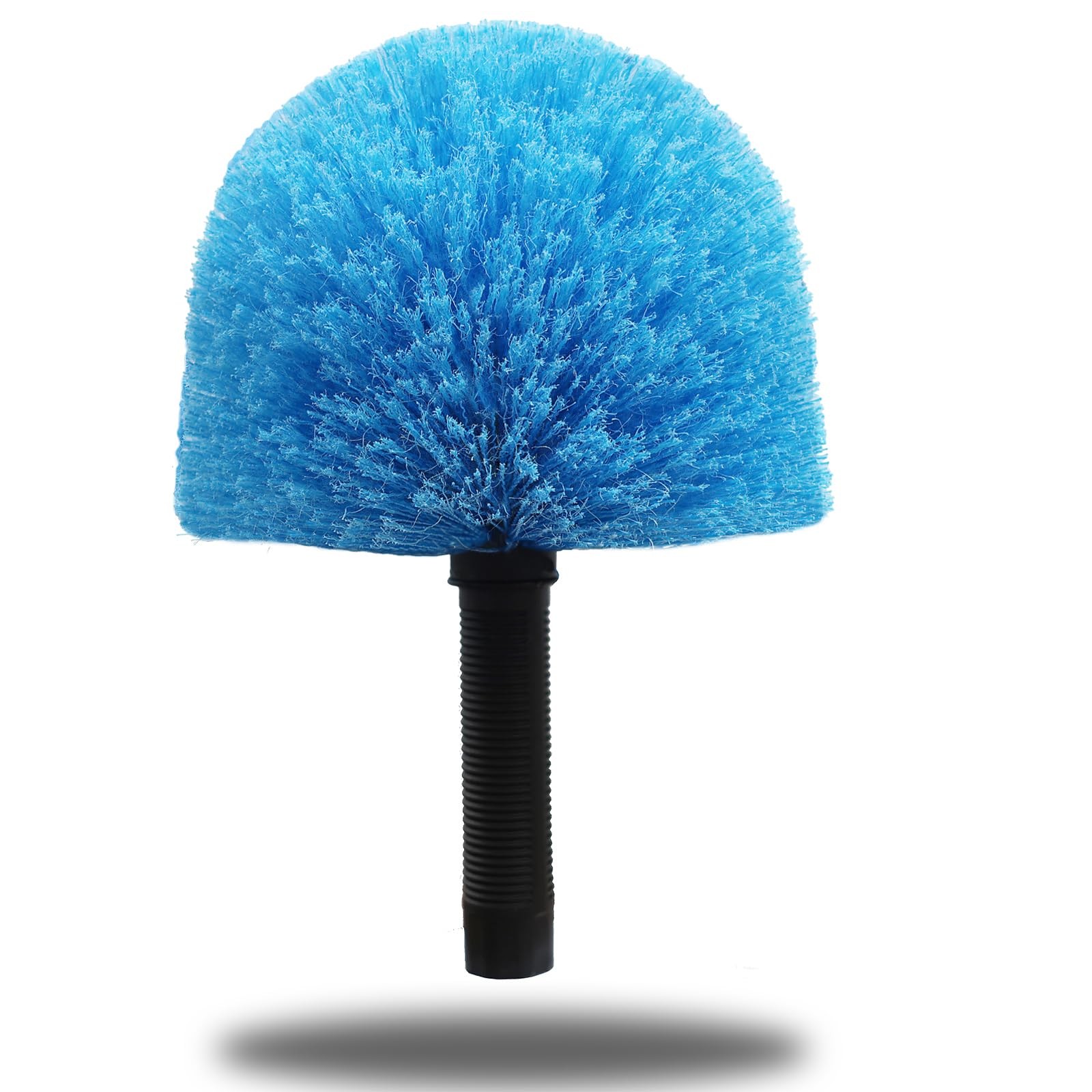 Duster Head Brush Twist On Spider Web Cleaner For Poles Indoor Outdoor Blue