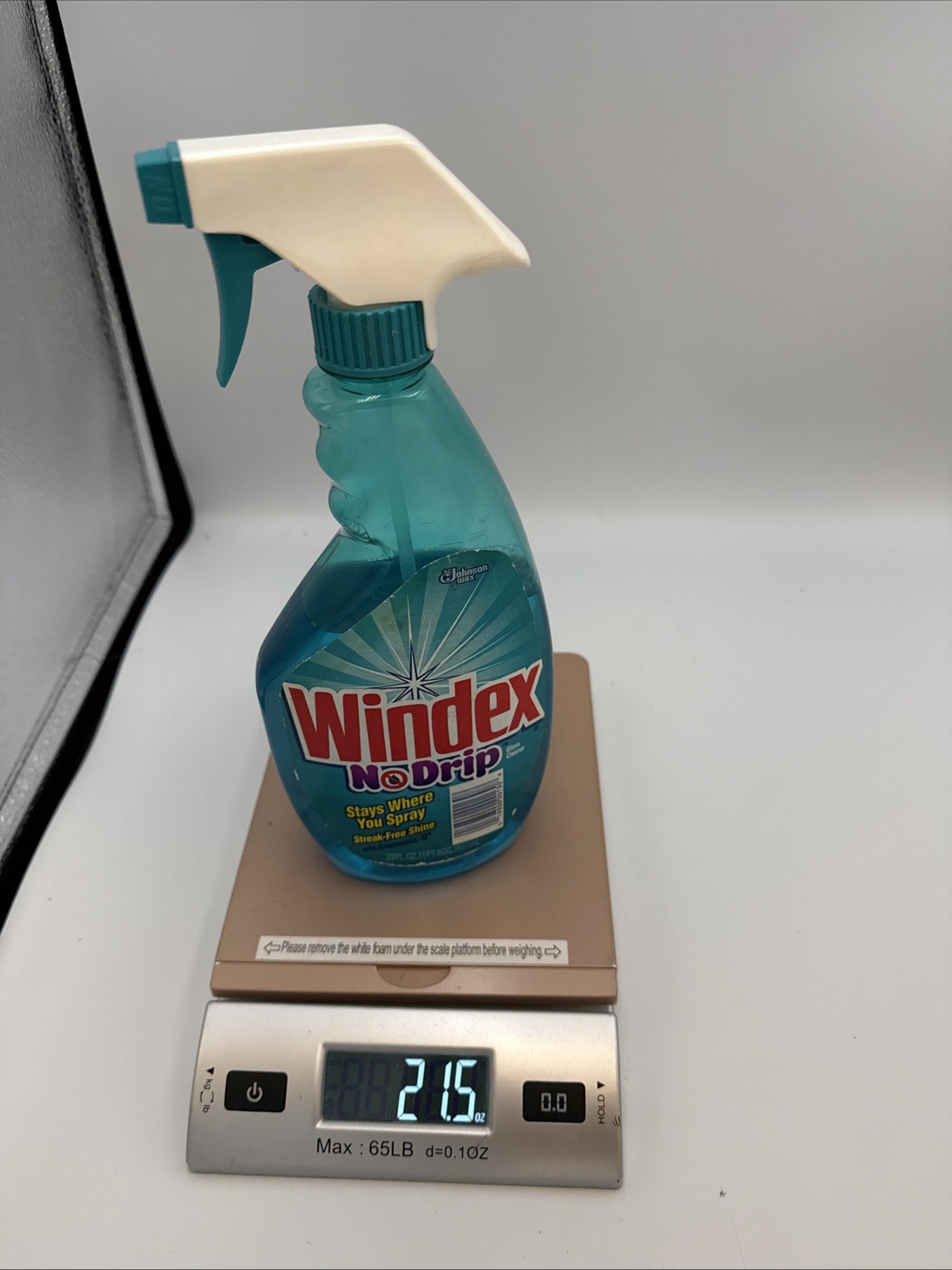 Windex No Drip Formula Discontinued 26 Oz (weighs 21.5Oz) 1996 Formula
