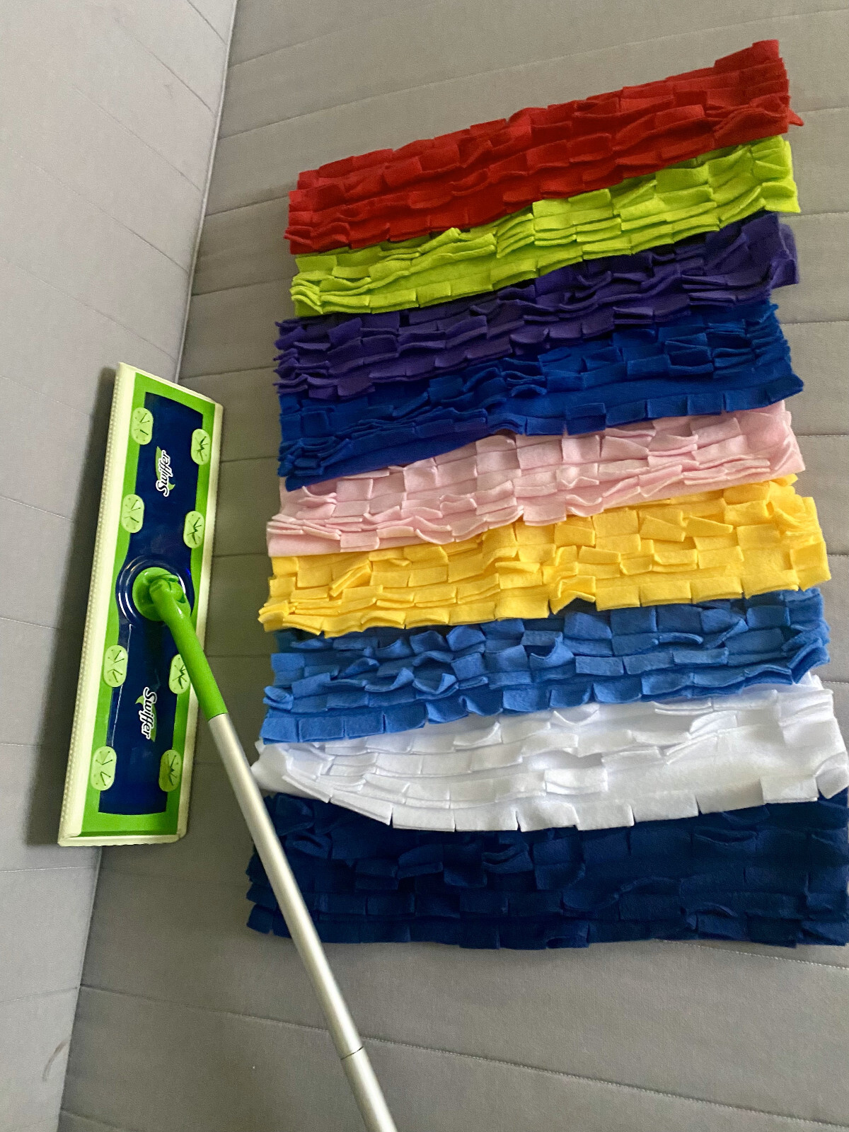 1 XL FLEECE MOP PAD FITS SWIFFER SWEEPER REUSABLE WASHABLE DRY DUSTING