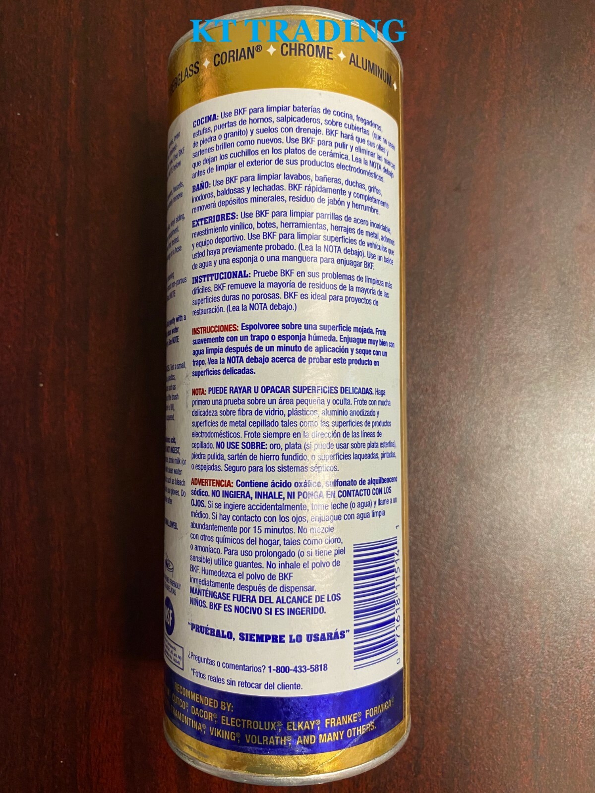 BAR KEEPERS FRIEND All-Purpose Powdered Cleanser Polish Rust Stains Grease Grime
