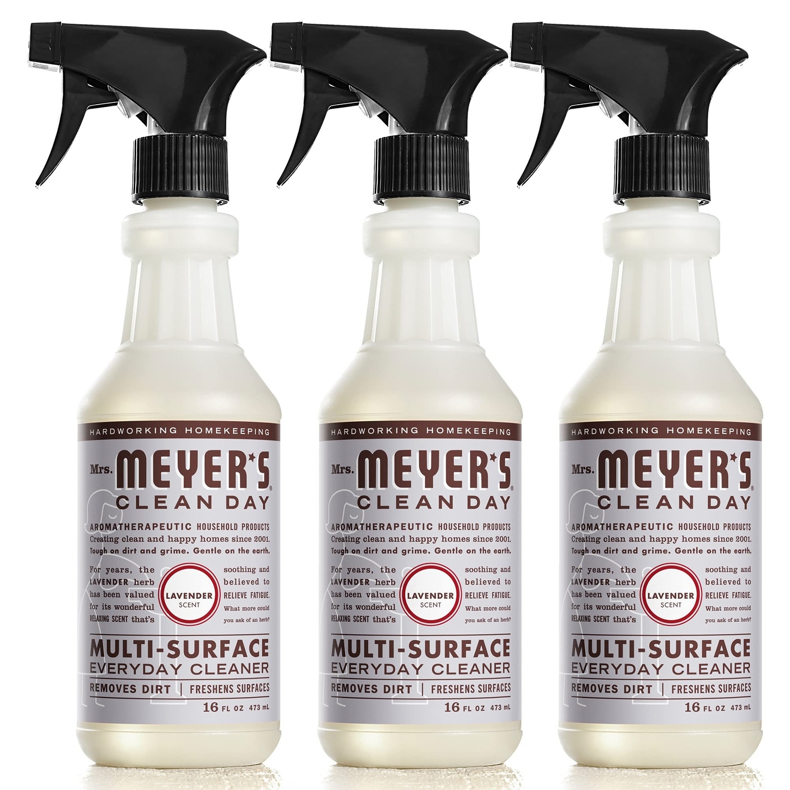 Mrs. Meyer’s All-Purpose Cleaner Spray, Lavender, 16 fl. oz – Pack of 3