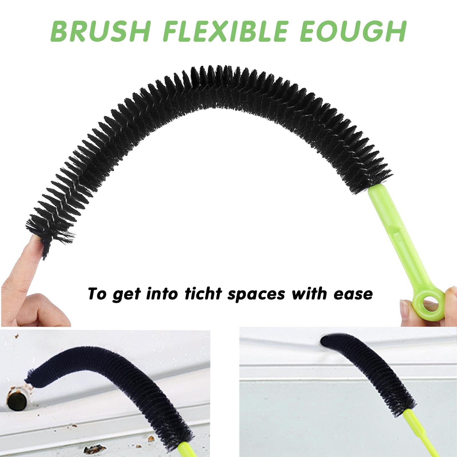 12″ Sewer Drain Brush Bendable Long Pipe Cleaners Flexible Cleaning Tool