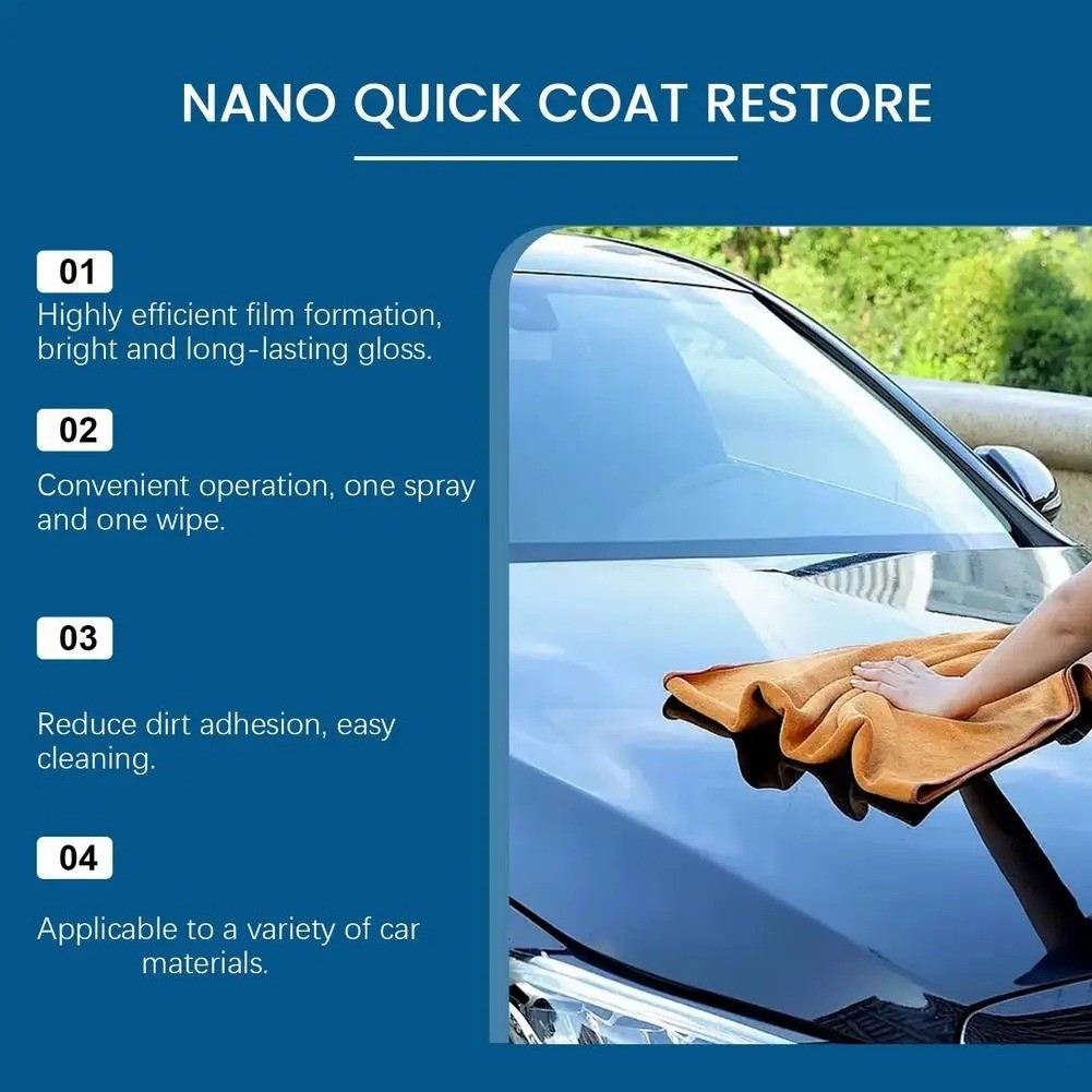 Nano Quick Coat Restore, 2026 Advanced Automobile Quick-Acting Coating Agent