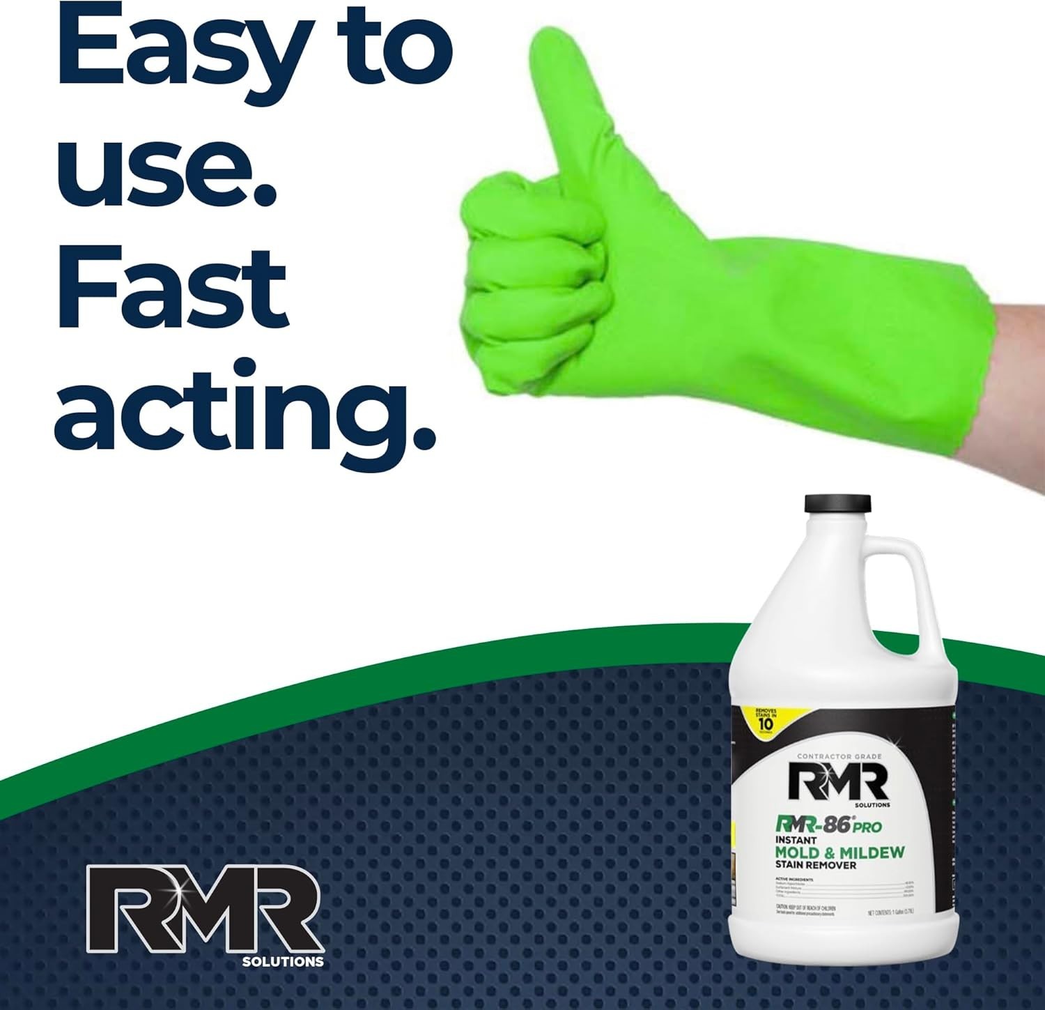 Powerful 128 Fl Oz RMR-86 Mold and Mildew Remover – Contractor Grade Solution