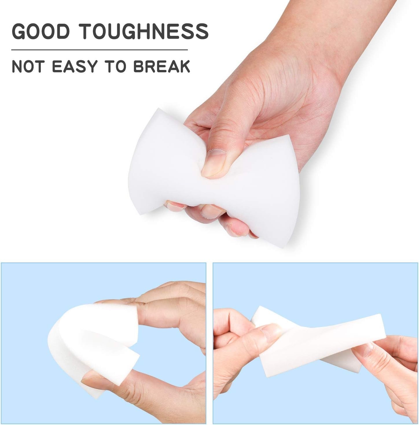 Antimicrobial Melamine Cleaning Sponges – 100 Count for Effortless Cleaning
