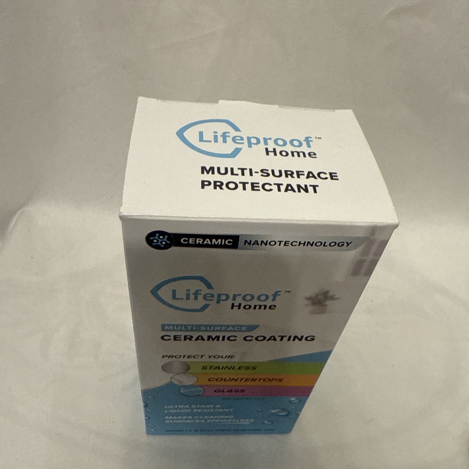 Lifeproof Home MULTI SURFACE CERAMIC COATING Spray 8 ounce towel & Bottle