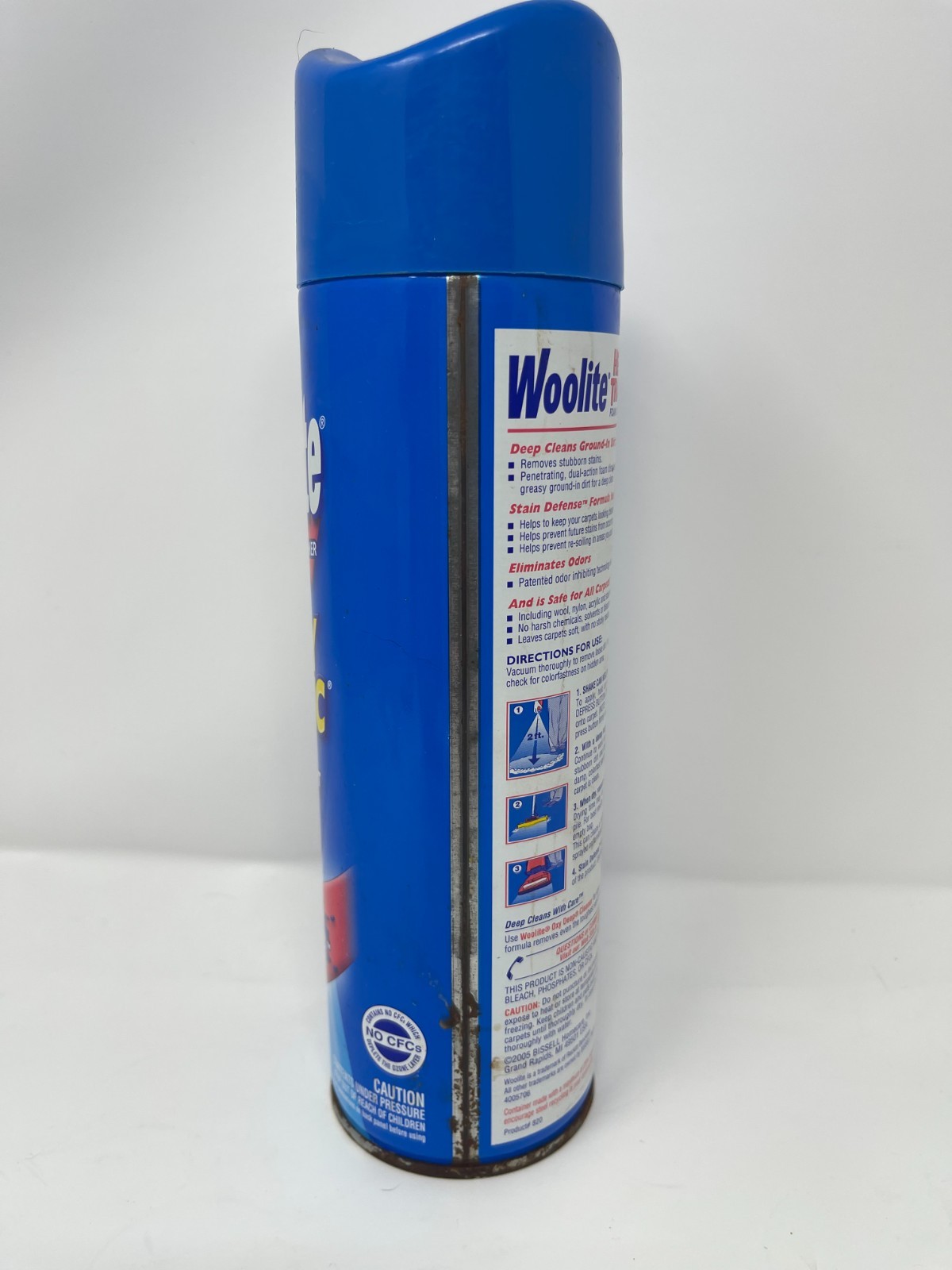 2005 Bissell Woolite Foam Carpet Cleaner HEAVY TRAFFIC w/ STAIN DEFENSE 22oz NOS