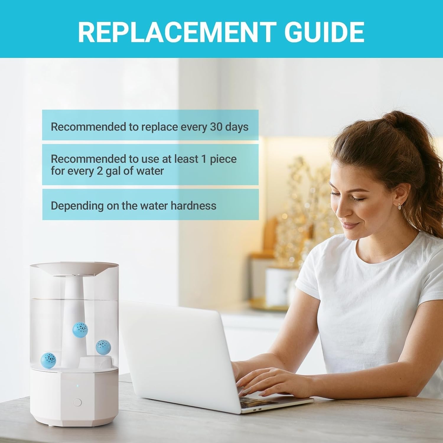 Humidifier Cleaning Ball – Fight Humidifier Mold and Bacteria with Humidifier Cl
