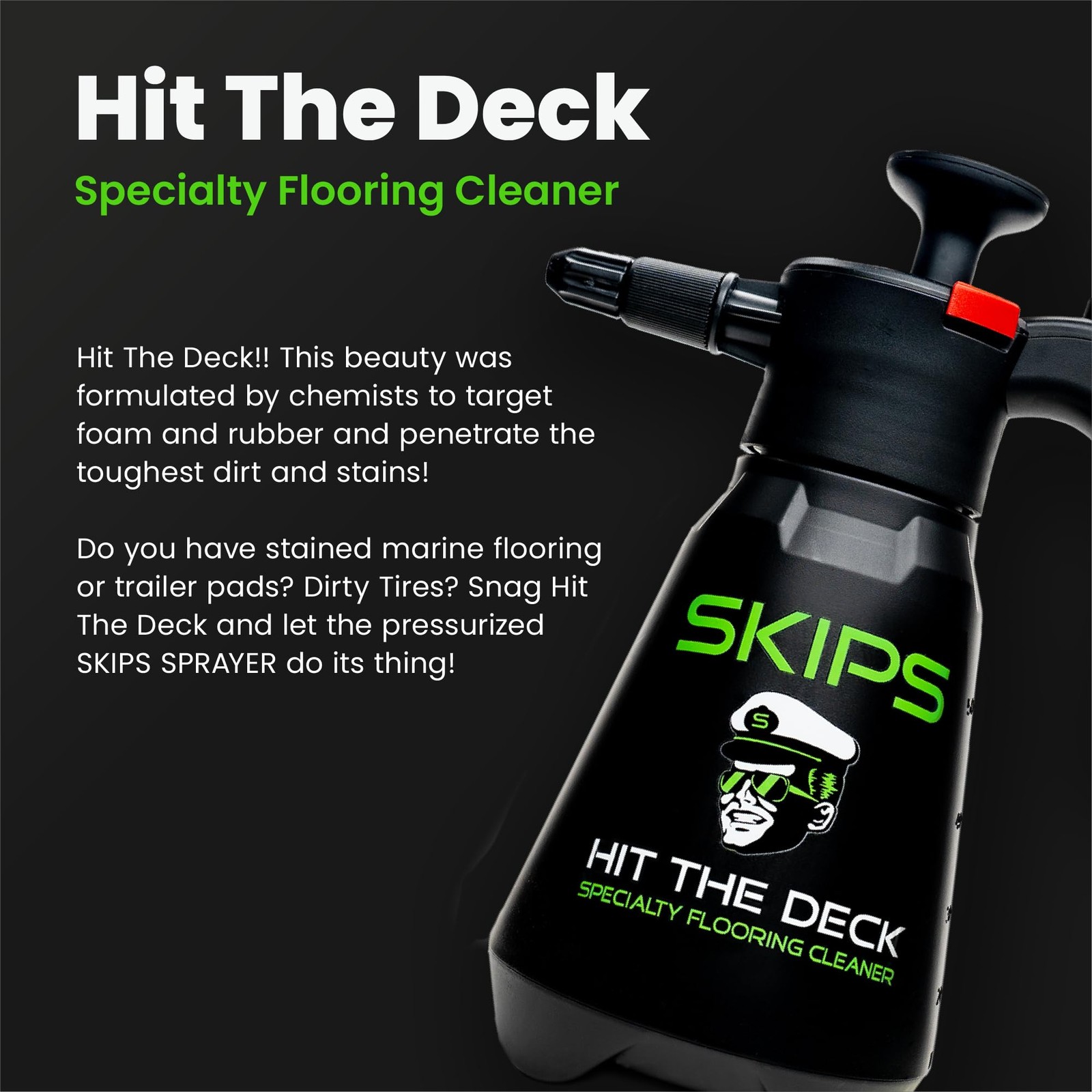 SKIPS Speciality Boat Cleaner 1 Gallon Refill Premium Boat Flooring Cleaner &…