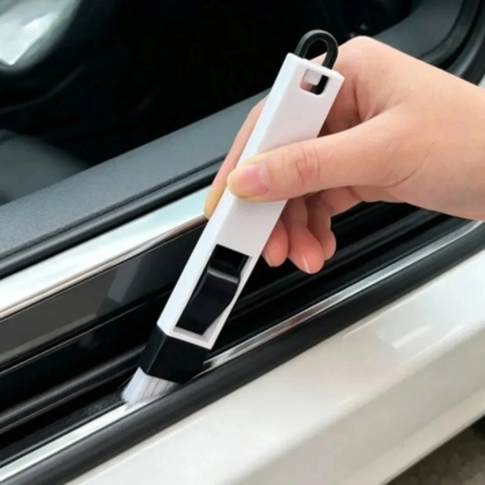 Multi Purpose Door Window Groove Cleaning Brush Dustpan Kitchen Bathroom Gap