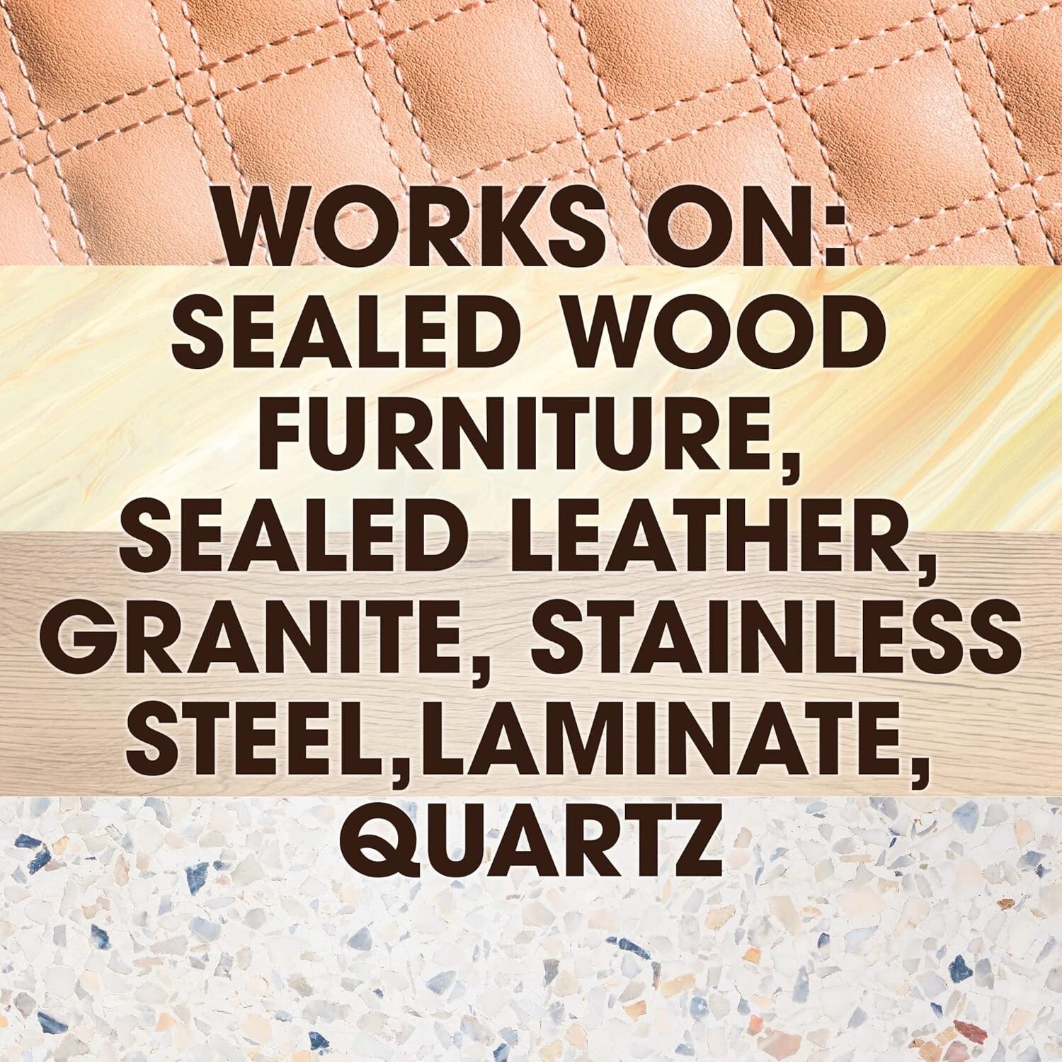 Expert Care Wood and Multi-Surface Wipes, 24 Count Pack of 6, Streak-Free Shine