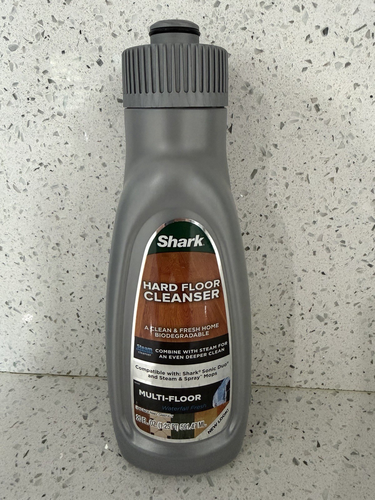 Shark Hard Floor Cleanser Multi-Floor 20 oz Waterfall Fresh Biodegradable New