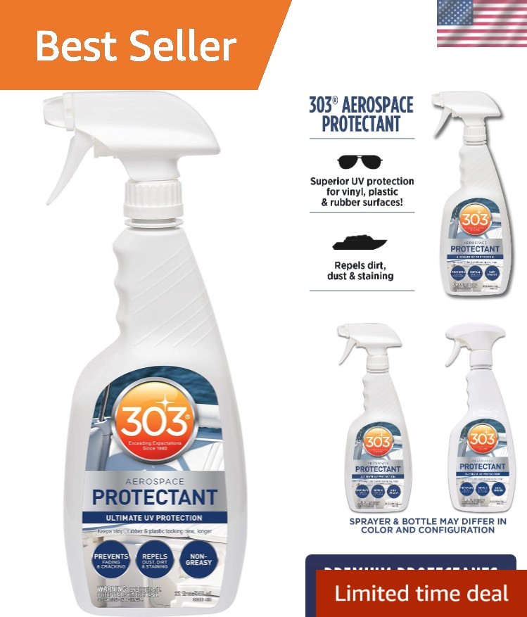 Marine Aerospace Protectant Spray, UV Protection for Boat Vinyl & Surfaces – …