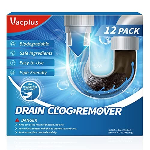 Septic Tank Treatment 12 Pcs for 1 Year Supply Dissolvable Packs Easy Operation